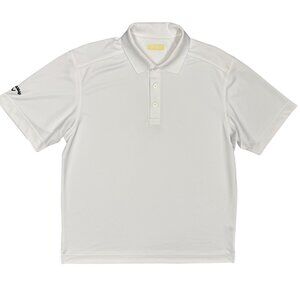 Callaway Golf Shirt Short Sleeve Polo Stretch White Large
